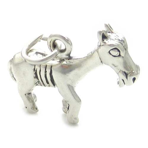 Old Nag Horse sterling silver charm .925 Horses charms