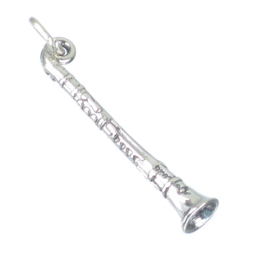 Clarinet sterling silver charm .925 x 1 Clarinets Music charms