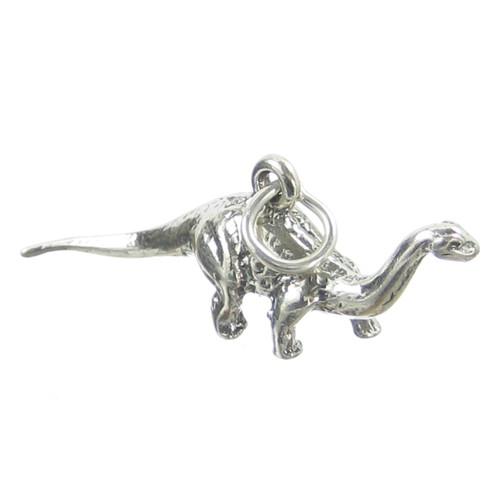 Brontosaurus sterling silver charm .925 x 1 dinosaur dinosaurs charms