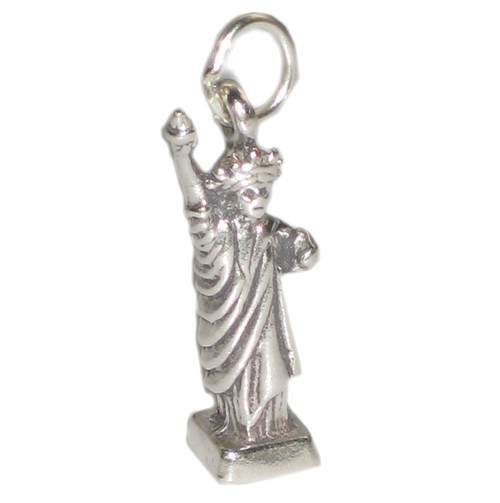 Statue of Liberty sterling silver charm .925