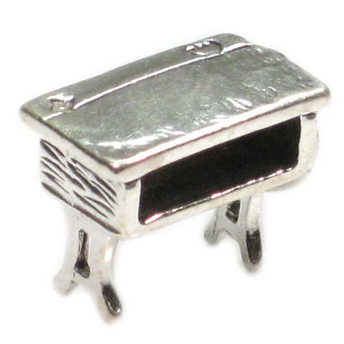 School Desk sterling silver charm .925 x 1 Old style skool desks charms