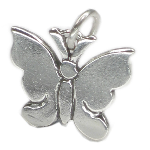 Butterfly sterling silver charm .925 x 1 Butterflies charms