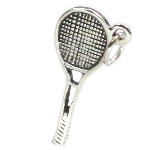 Tennis Racquet sterling silver charm .925 x 1 Rackets and Racket charms