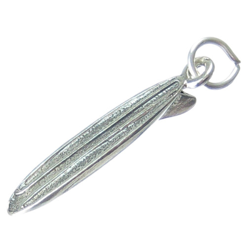 Surfboard sterling silver charm .925 x 1 Surf Boards Board charms