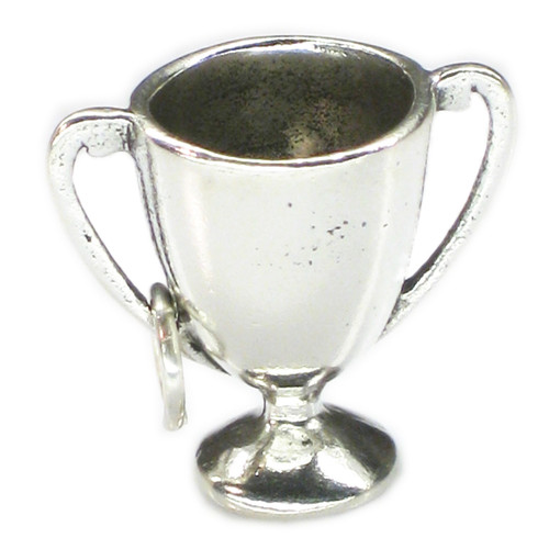 Trophy cup sterling silver charm .925 Trophies Winners charms