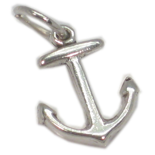 Anchor sterling silver charm .925 x1 Boating Ships Yacht Anchors charms