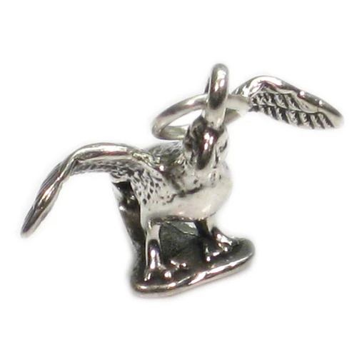 Puffin sterling silver charm .925 Puffins bird birds charms