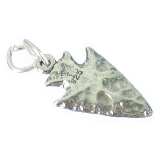 Arrow head sterlng silver charm .925 x1 Arrows Heads Archaeology charms