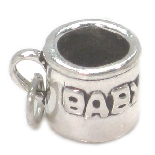 Babies Cup sterling silver charm .925 x 1 Baby Drinking Cups