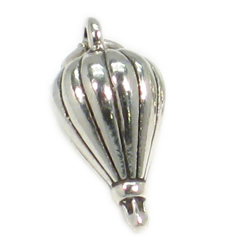 Hot Air Balloon sterling silver charm .925 x 1 Ballooning charms