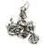 Motorbike sterling silver charm .925 x 1 Motorbikes charms