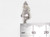 Polar Bear sterling silver charm .925 Polarbear charms Pola Bears side view