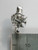 Caribou sterling silver charm .925 Animals with Antlers detail
