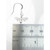 Bees sterling silver hook earrings .925 pair bee drops detail