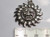 Sun face sterling silver charm Pendant .925 Weather charms side view