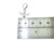 Bee bead small sterling silver charm .925 Bees Beads charms side view