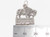 Yellowstone National Park Buffalo Bison sterling silver charm .925 detail