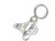 Manta Ray bead sterling silver charm .925 x 1 Mantas Rays charms detail