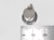 Top Hat sterling silver charm .925 Smart Dress Gents Hats charms size example