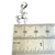 Horse bead small sterling silver charm .925 Horses Beads charms side view