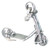 Scooter sterling silver charm .925 x 1 Scooters Toy Toys charms