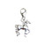 Horse on clip small sterling silver charm .925 x 1 Horses charms additional view