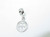 Button Small sterling silver bead charm .925 Buttons Beads additional view