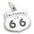 Route 66 California sterling silver charm .925 x 1 USA charms A1
