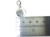I Love You spinner sterling silver bead charm pendant .925 size example