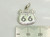 Route 66 Kansas sterling silver charm .925 AMERICA charms size example