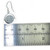 I Love You spinner sterling silver earrings .925 pair drops detail