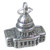 Capitol Building sterling silver charm .925 United States America alternate view