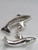 Whale 2D sterling silver charm pendant .925 x 1 Whales Wales additional view