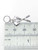Crossed Oars bead sterling silver charm .925 rowing charms side view