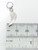 Angel wing bead sterling silver charm .925 x 1 Protection charms side view