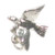 Calling Bird sterling silver charm .925 Birds Christmas charms