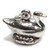 Geese a Laying sterling silver charm .925 Christmas charms