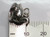 Geese a Laying sterling silver charm .925 Christmas charms detail