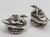 Geese a Laying sterling silver charm .925 Christmas charms alternate view