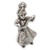 Lady Dancing sterling silver charm .925 x 1 Christmas charms