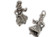 Lady Dancing sterling silver charm .925 Christmas charms alternate view