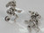 Lord a Leaping 12 Days of Christmas sterling silver charm .925 additional view
