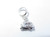 Caravan Camper sterling silver bead charm .925 Caravans charms side view