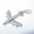 707 Jumbo Jet aeroplane sterling silver clip on charm .925 x 1