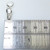 Tooth Molar sterling silver bead charm .925 x1 Dentist Teeth charms size example