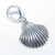 Scallop Shell sterling silver bead charm .925 Shells charms additional view