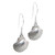 Scallop Shell sterling silver earrings 925 x 1 pair drops Shells
