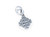 Jerusalem Cross dangle bead sterling silver charm .925 x 1 Crosses additional view