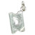 Razor Double Edge sterling silver charm .925 x 1 Razors charms