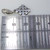 Jerusalem Cross clip on 11mm sterling silver charm .925 x 1 Crosses size example